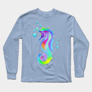 Unicorn Seahorse Long Sleeve T-Shirt